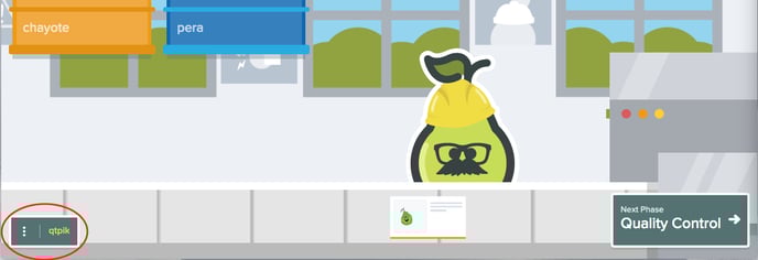 FF, production, join code circled