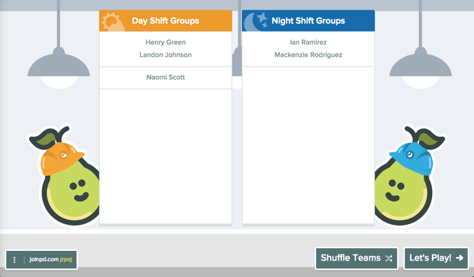 Flashcard Factory, shift groups, uneven number