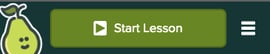 Gslides, start lesson button