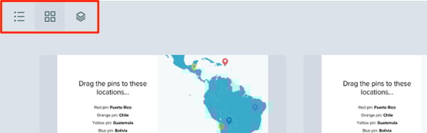 Layout options, highlighted, projector-1