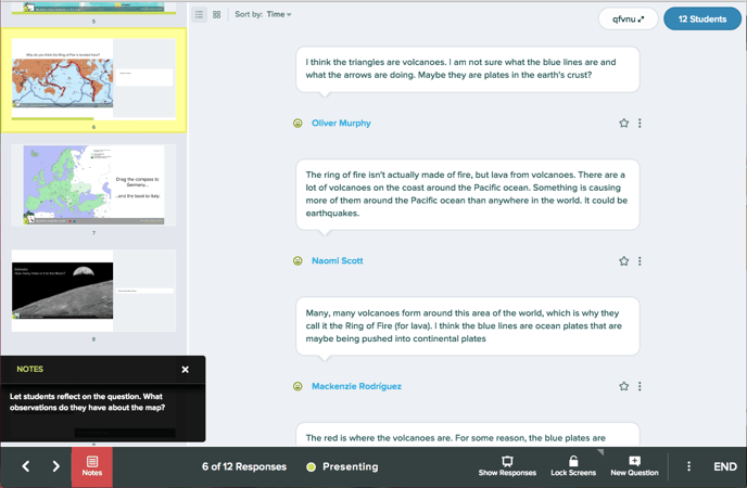 Text, map, list in dashboard + speaker notes